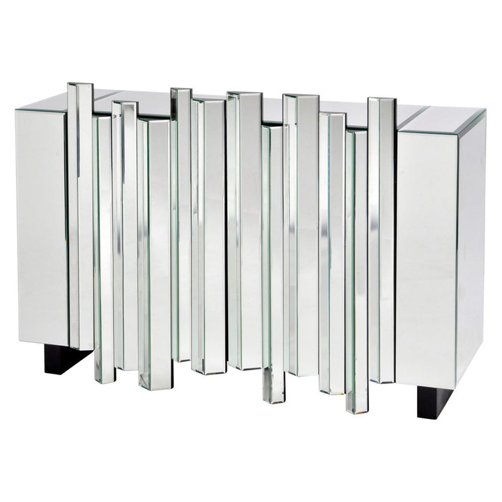 Libra Interiors Crystalline Mirrored Cabinet