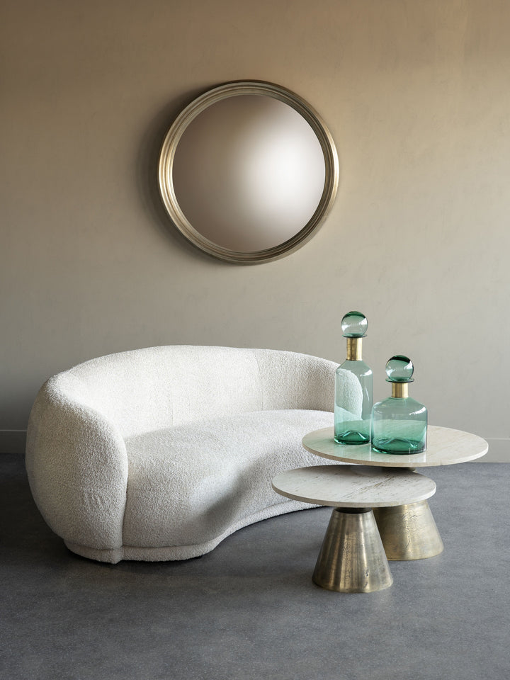 Libra Interiors Fen Round Convex Mirror – Large