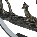 Libra Interiors Giraffe Family Light Sculpture