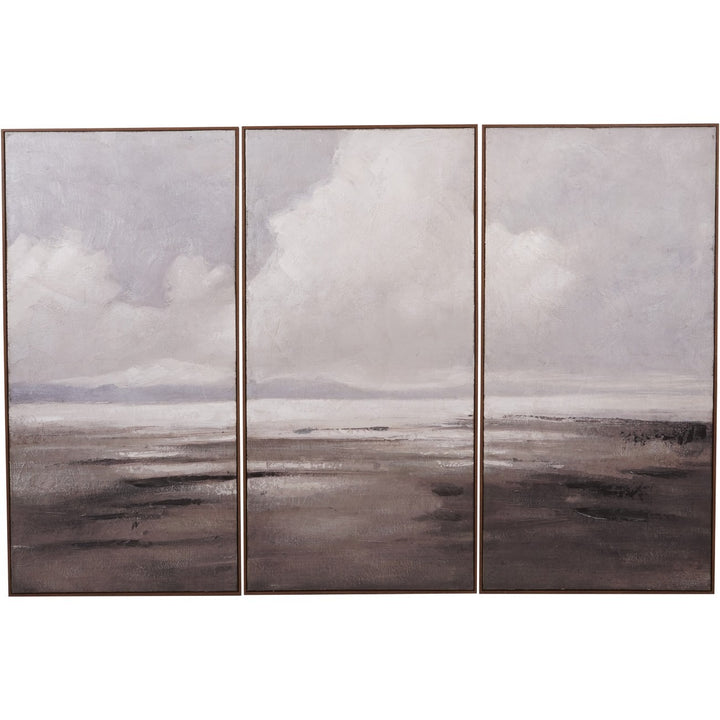 Libra Interiors Hazy Horizons Wall Art – Set of 3