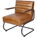 Libra Interiors Henrick Occasional Chair – Cognac Leather