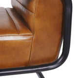 Libra Interiors Henrick Occasional Chair – Cognac Leather