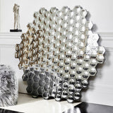 Libra Interiors Hexagonal Honeycomb Mirror Art
