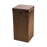 Libra Interiors Hunter Corrugated Trunk Accent Table – Antique Gold