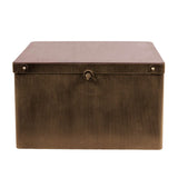 Libra Interiors Hunter Corrugated Trunk Coffee Table – Antique Gold