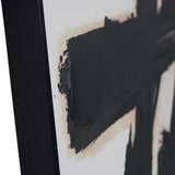 Libra Interiors Impasto Brushstrokes Framed Canvas – Set of 2