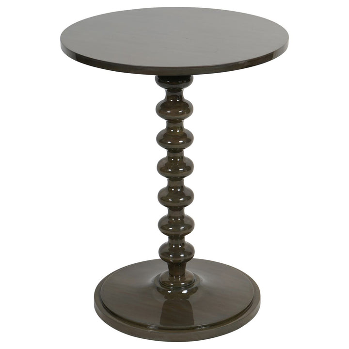 Libra Interiors Lacquer Side Table – Olive