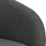 Libra Interiors Langley Dining Chair – Smoke Grey Fabric