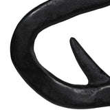 Libra Interiors Large Isla Sculpture – Black Aluminium