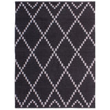 Libra Interiors Laridel Jacquard PET Rug – Charcoal and Ivory
