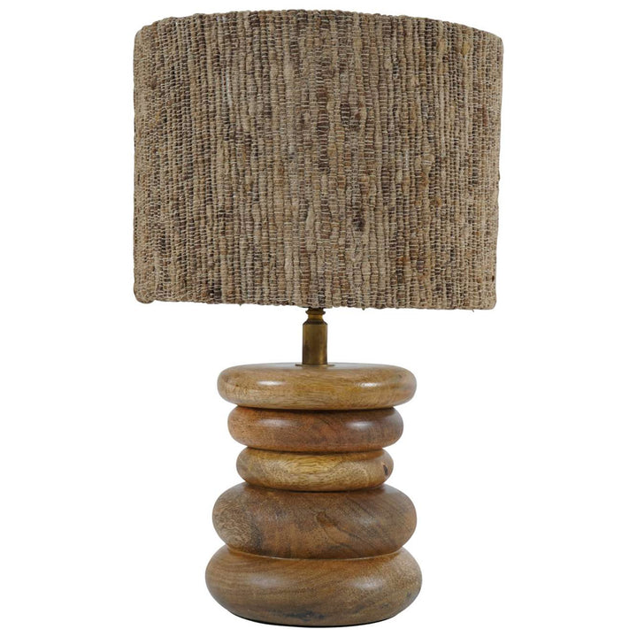 Libra Interiors Leon Solid Wood Table Lamp – Small