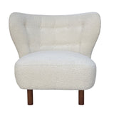 Libra Interiors Lewis Occasional Chair – Cream Boucle