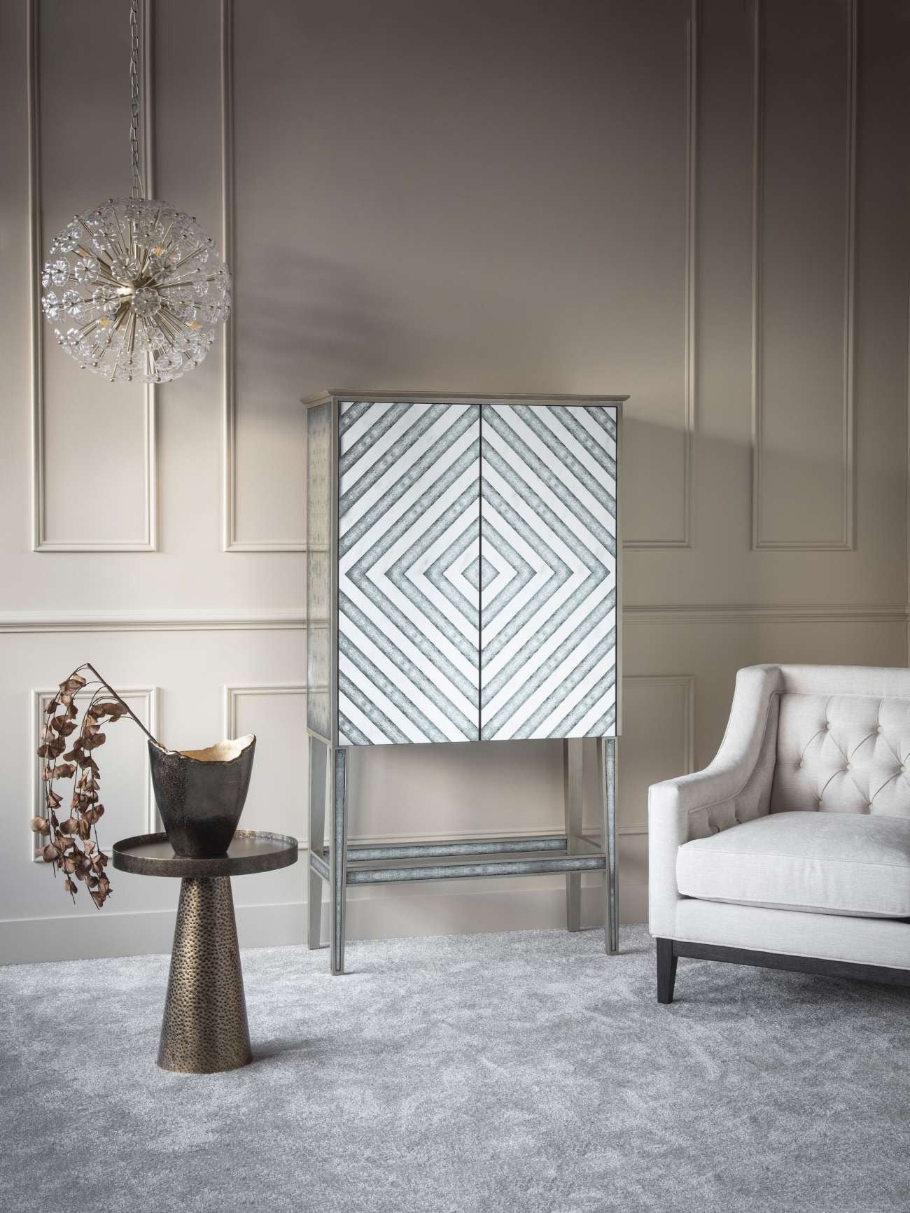 Libra Interiors Lexington Bar Cabinet Shropshire Design