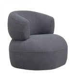 Libra Interiors Luna Occasional Chair – Grey Boucle
