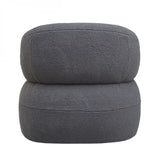 Libra Interiors Luna Occasional Chair – Grey Boucle
