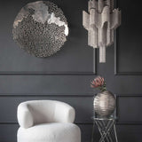 Libra Interiors Luna Occasional Chair – Ivory Boucle