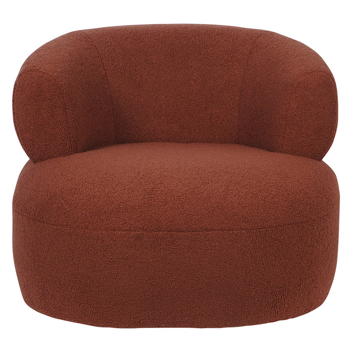 Libra Interiors Luna Occasional Chair – Terracotta