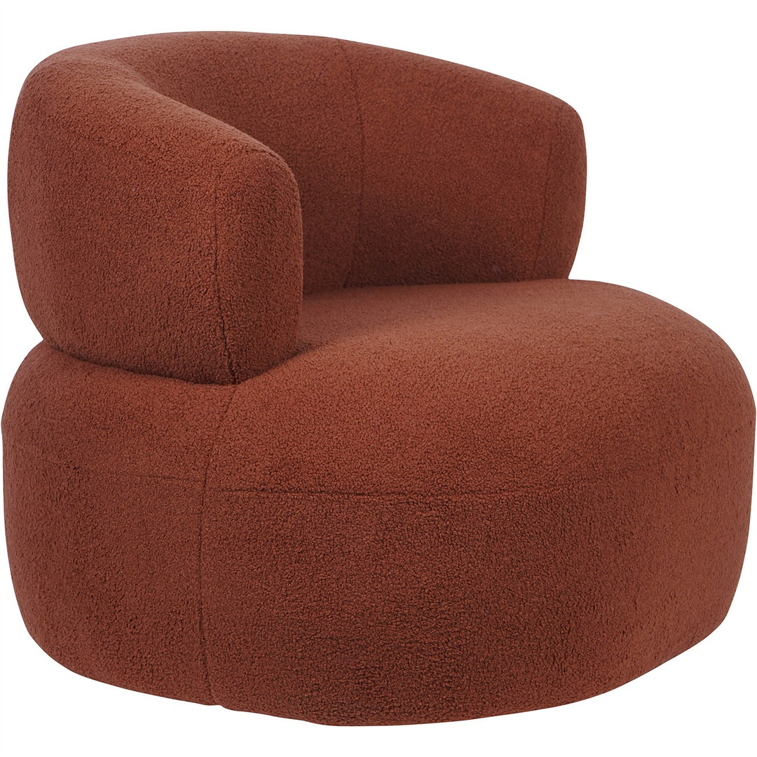 Libra Interiors Luna Occasional Chair – Terracotta