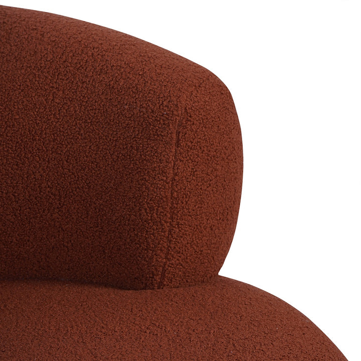 Libra Interiors Luna Occasional Chair – Terracotta