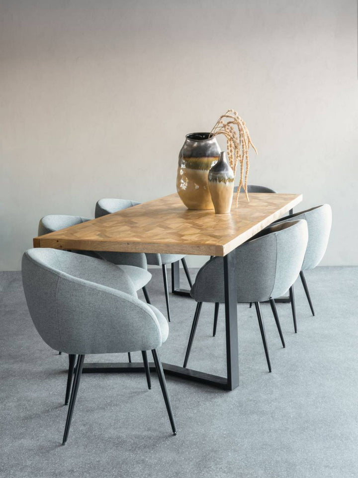 Libra Interiors Marston II Geometric Dining Table