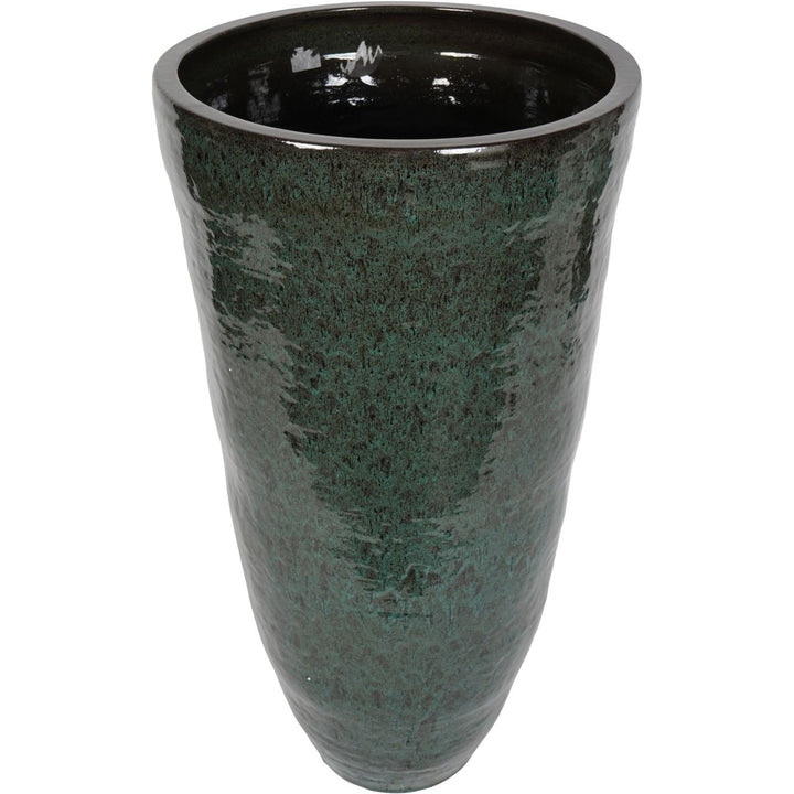 Libra Interiors Mederno Planter with Green Reactive Glaze – Extra Large