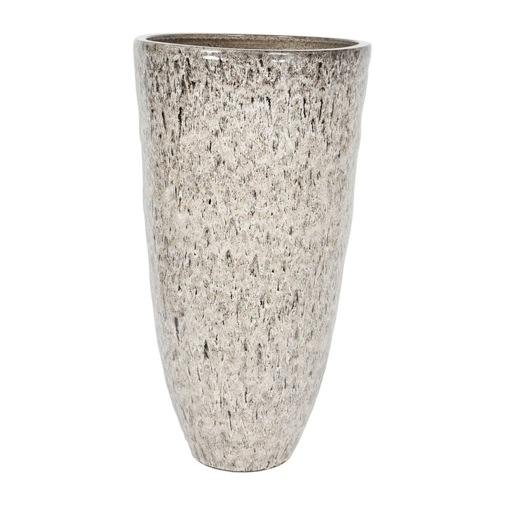 Libra Interiors Mederno Planter with Taupe Reactive Glaze – Extra Large