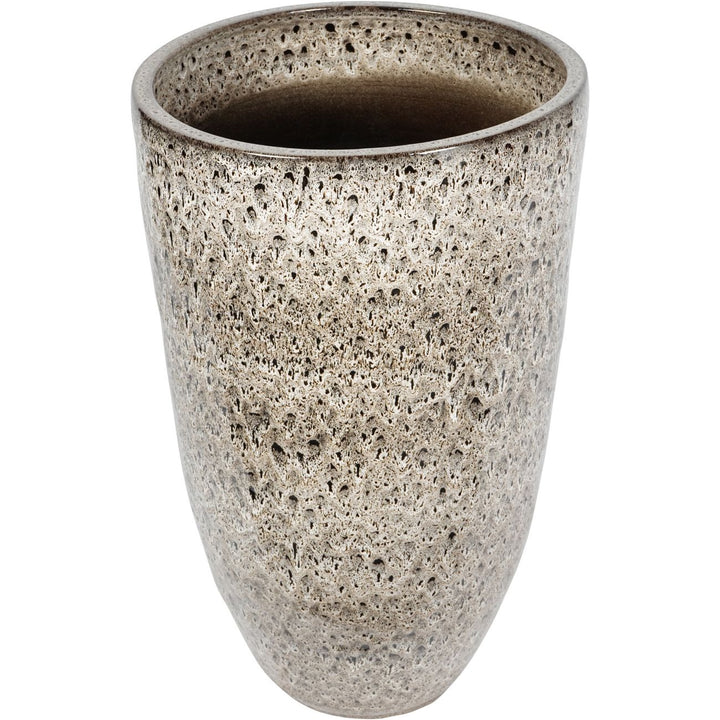 Libra Interiors Mederno Planter with Taupe Reactive Glaze – Large