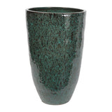 Libra Interiors Mederno Planter with Green Reactive Glaze – Large