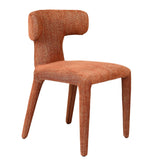 Libra Interiors Milo Curved Back Dining Chair – Brown