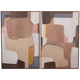 Libra Interiors Modern Abstract Wall Art – Set of 2