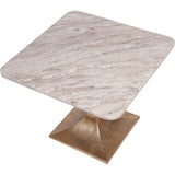Libra Interiors Morchino Marble Side Table – Large