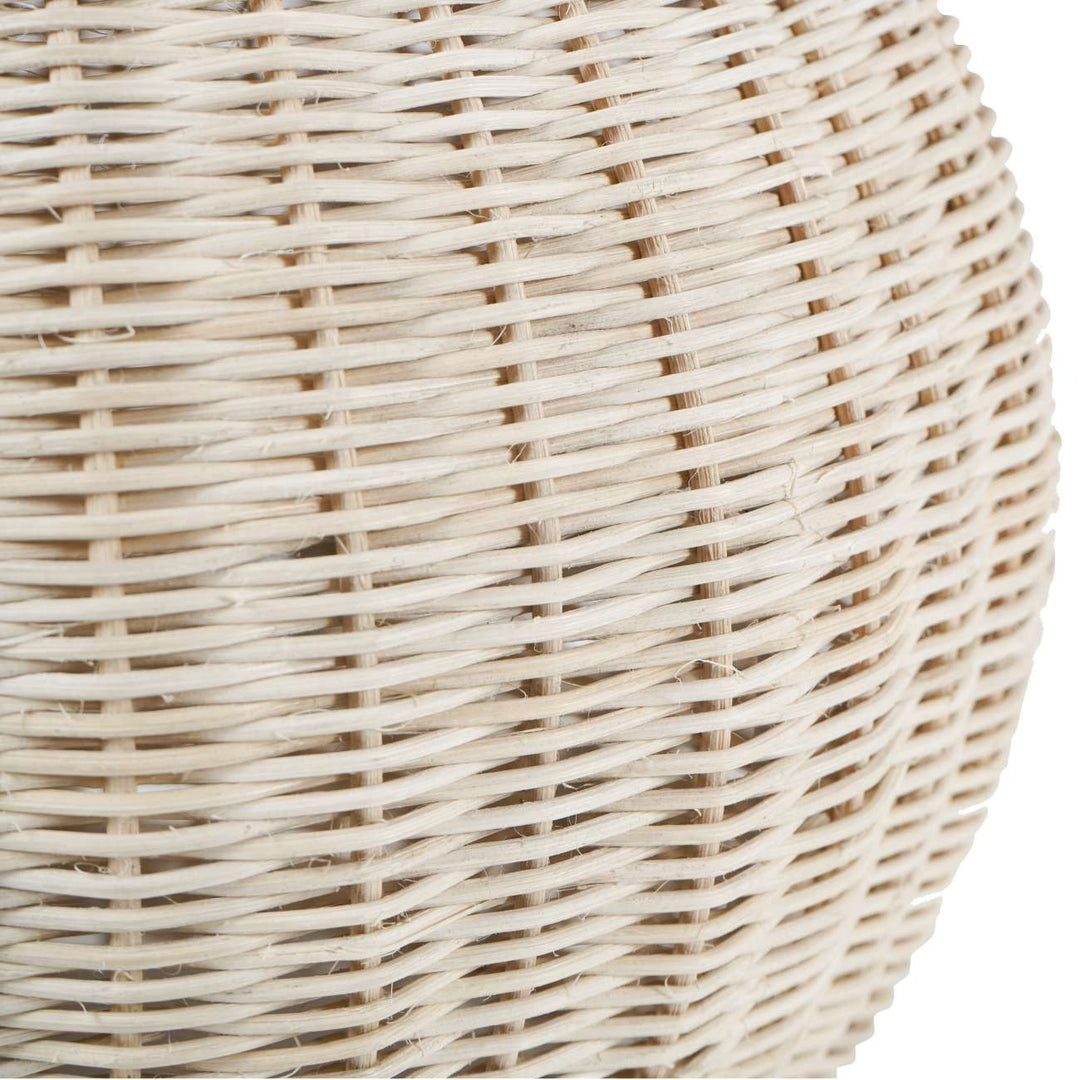 Libra Interiors Natural Rattan Table Lamp – Large