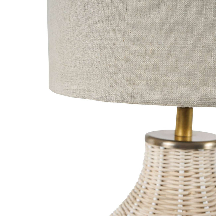 Libra Interiors Natural Rattan Table Lamp – Small