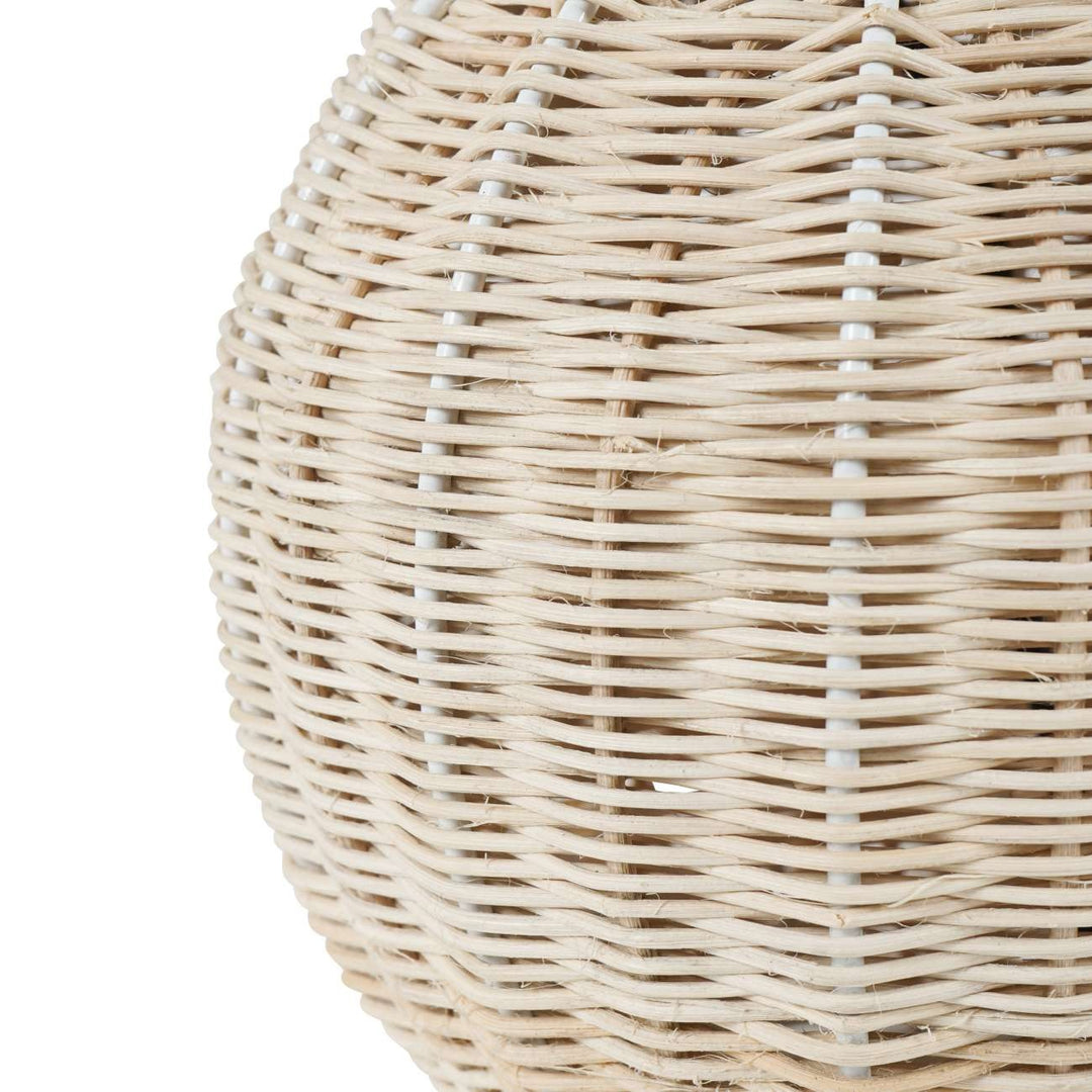 Libra Interiors Natural Rattan Table Lamp – Small