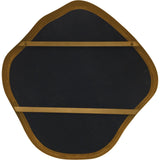 Libra Interiors Organic Mirror in Aged Champagne – Large