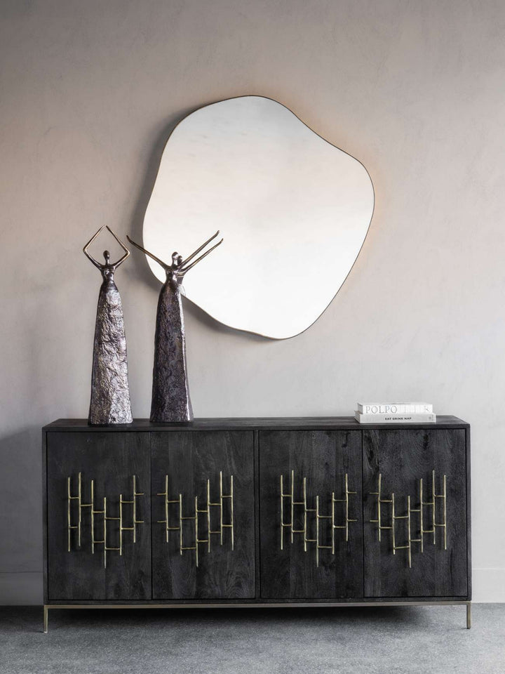 Libra Interiors Organic Mirror in Oak Wood – Large