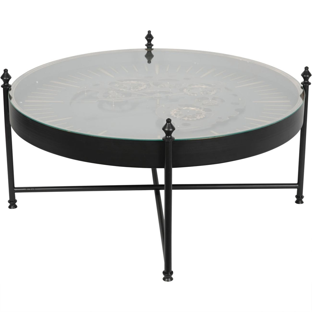 Libra Interiors Palladium Coffee Table – Black and Gold