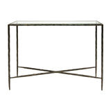 Libra Interiors Patterdale Hand Forged Console Table in Dark Bronze – Small