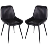 Libra Interiors Pembroke Chair in Charcoal – Set of 2