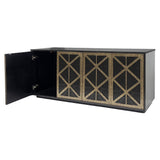 Libra Interiors Reeno Fretwork 4-Door Sideboard