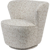 Libra Interiors Roehampton Swivel Chair – Natural