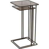Libra Interiors Saltzburg Nesting Side Tables in Dark Gold – Set of 2