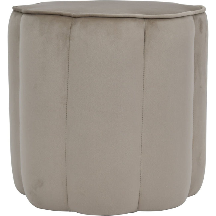 Libra Interiors Scallop Footstool – Taupe