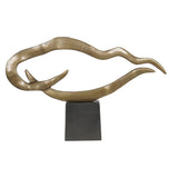 Libra Interiors Small Isla Sculpture – Brass Aluminium