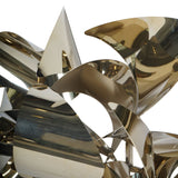 Libra Interiors Stainless Steel Abstract Wall Art