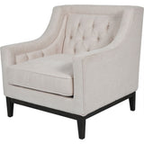 Libra Interiors Theodore Armchair – Ivory Fabric