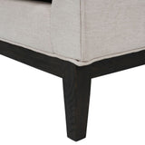 Libra Interiors Theodore Armchair – Ivory Fabric