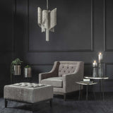Libra Interiors Theodore Armchair – Warm Grey Fabric