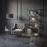 Libra Interiors Theodore Armchair – Warm Grey Fabric
