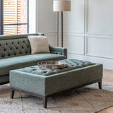 Libra Interiors Theodore Ottoman – Forest Green